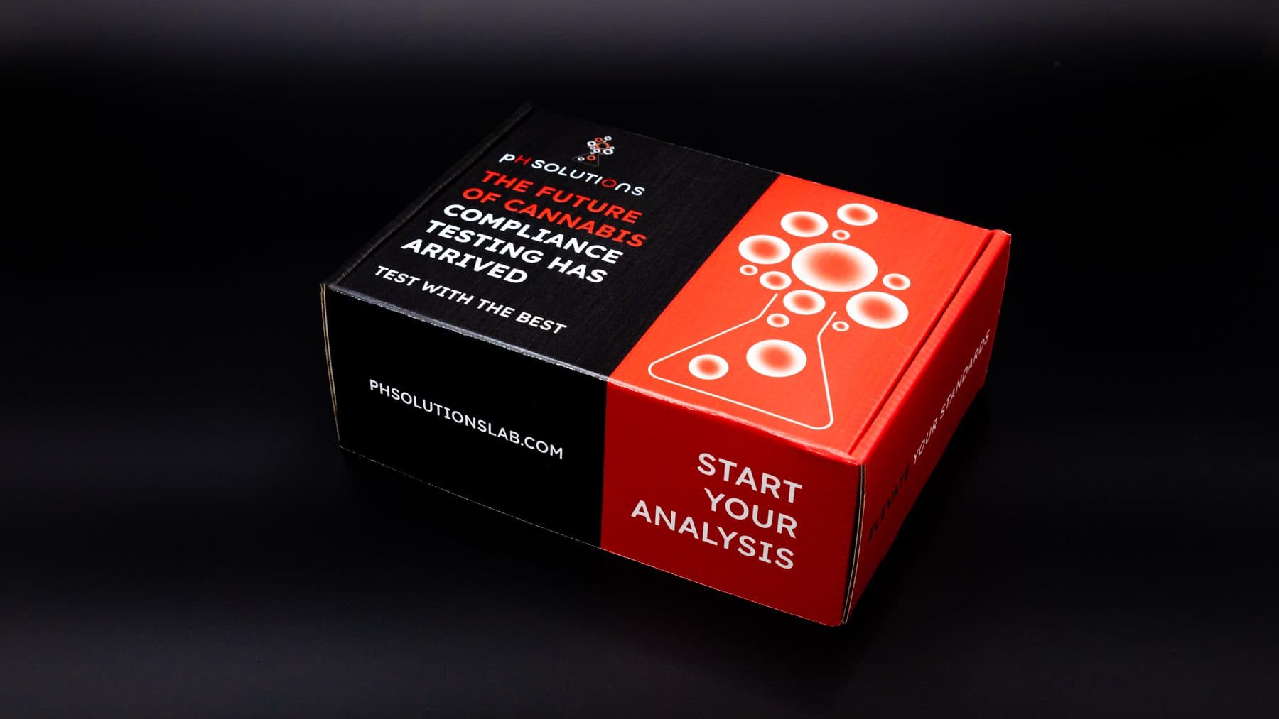 The pH Solutions testing kit box